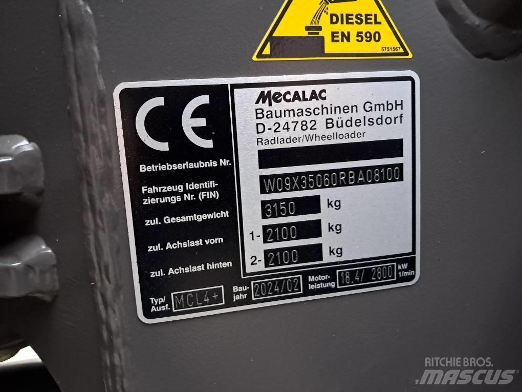 Mecalac MCL 4+ Naudoti ratiniai krautuvai