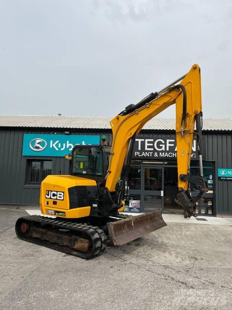 JCB 85 Z-1 Vidutinės galios ekskavatoriai 7-12 t