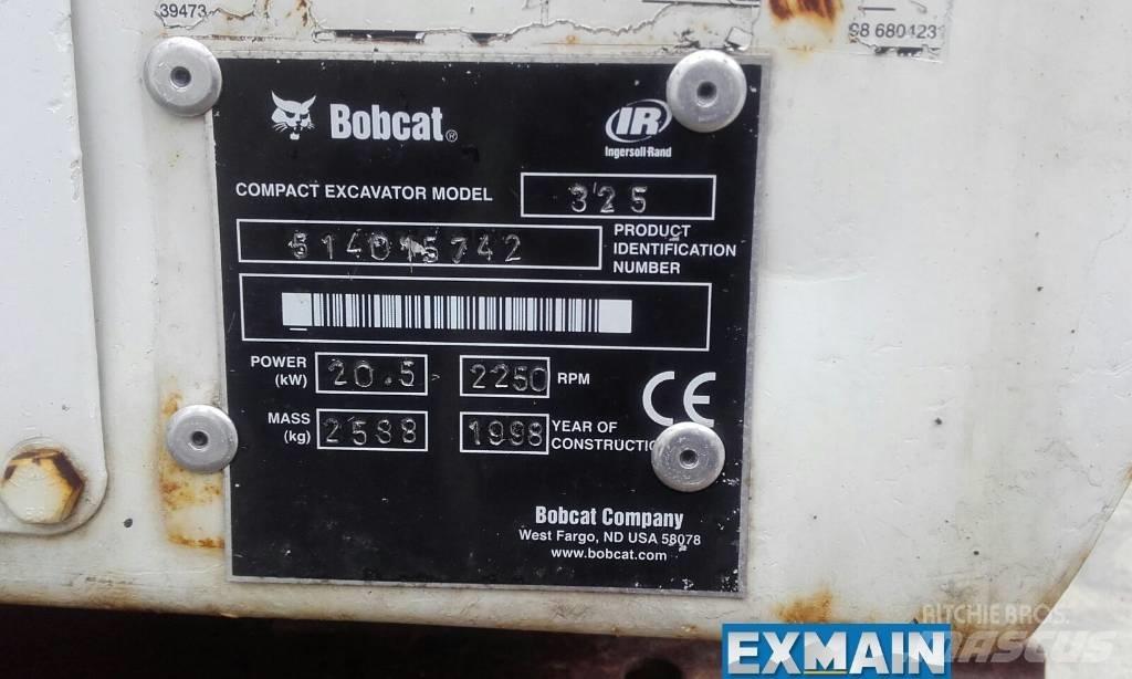 Bobcat X 325 Mini ekskavatoriai < 7 t