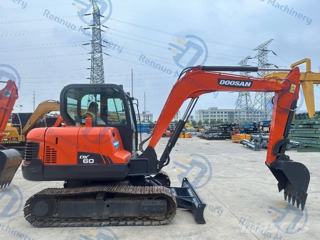 Doosan DX 60 Mini ekskavatoriai < 7 t