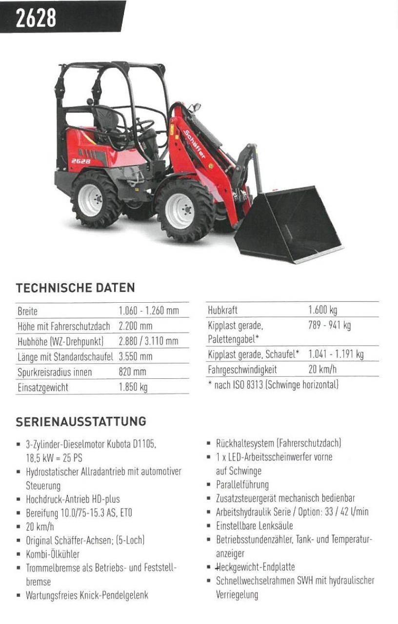 Schäffer 2628 Mini krautuvai