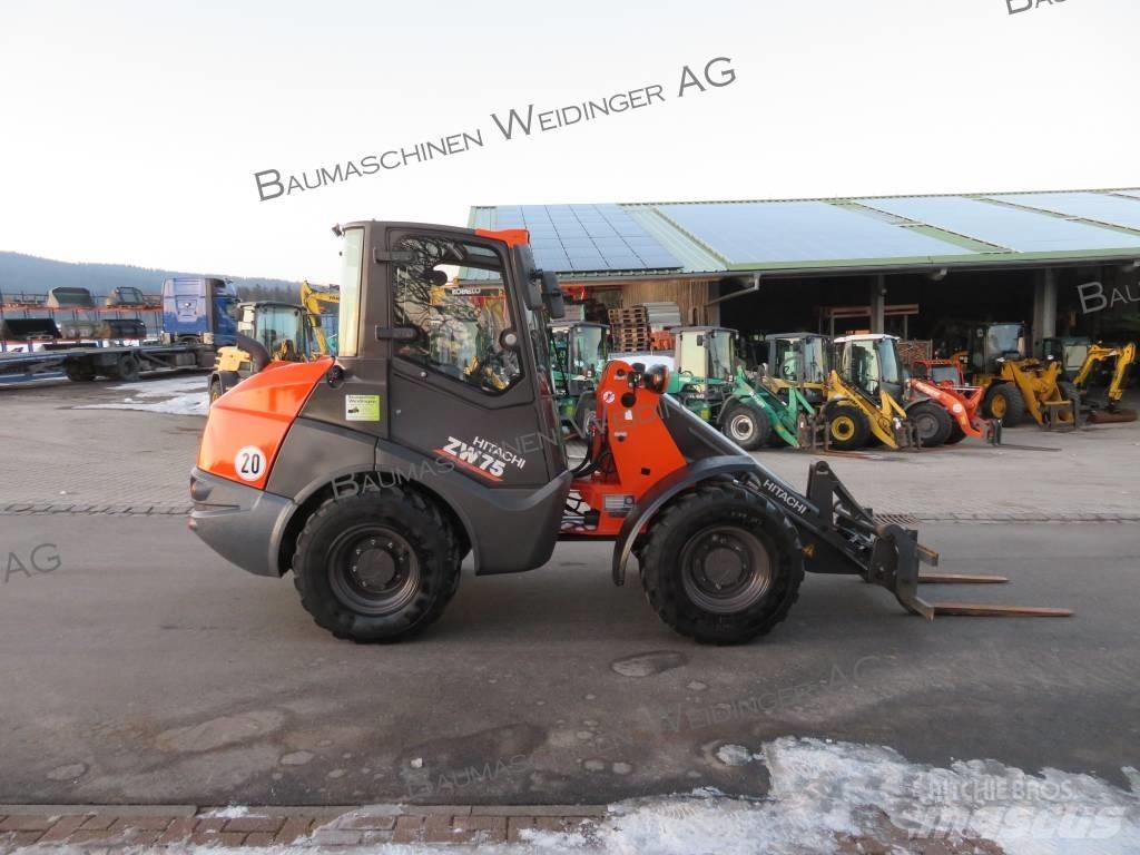 Hitachi ZW 75 Naudoti ratiniai krautuvai
