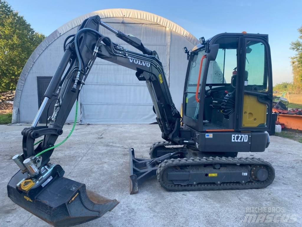 Volvo EC 27 D Mini ekskavatoriai < 7 t