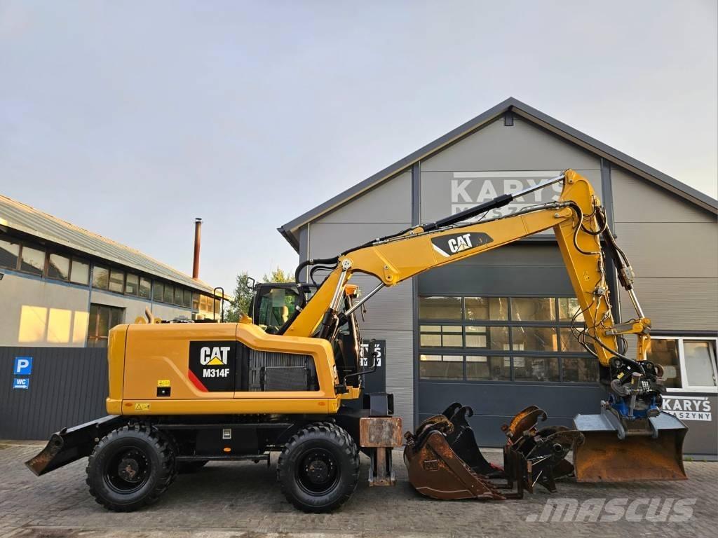CAT M 314 Ratiniai ekskavatoriai