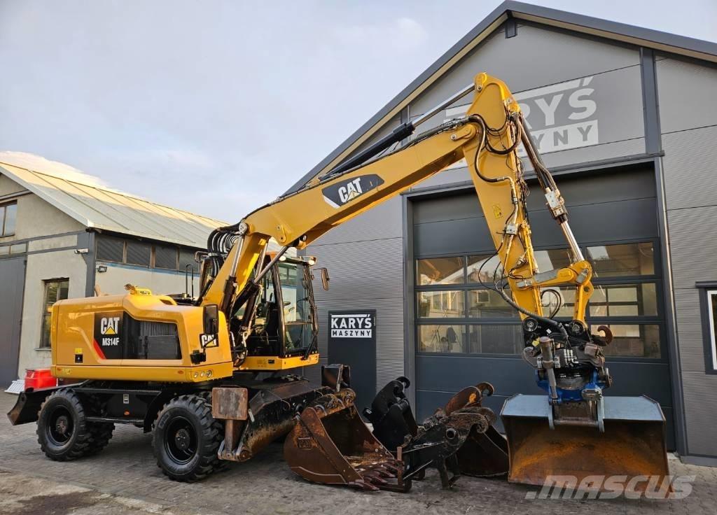 CAT M 314 Ratiniai ekskavatoriai