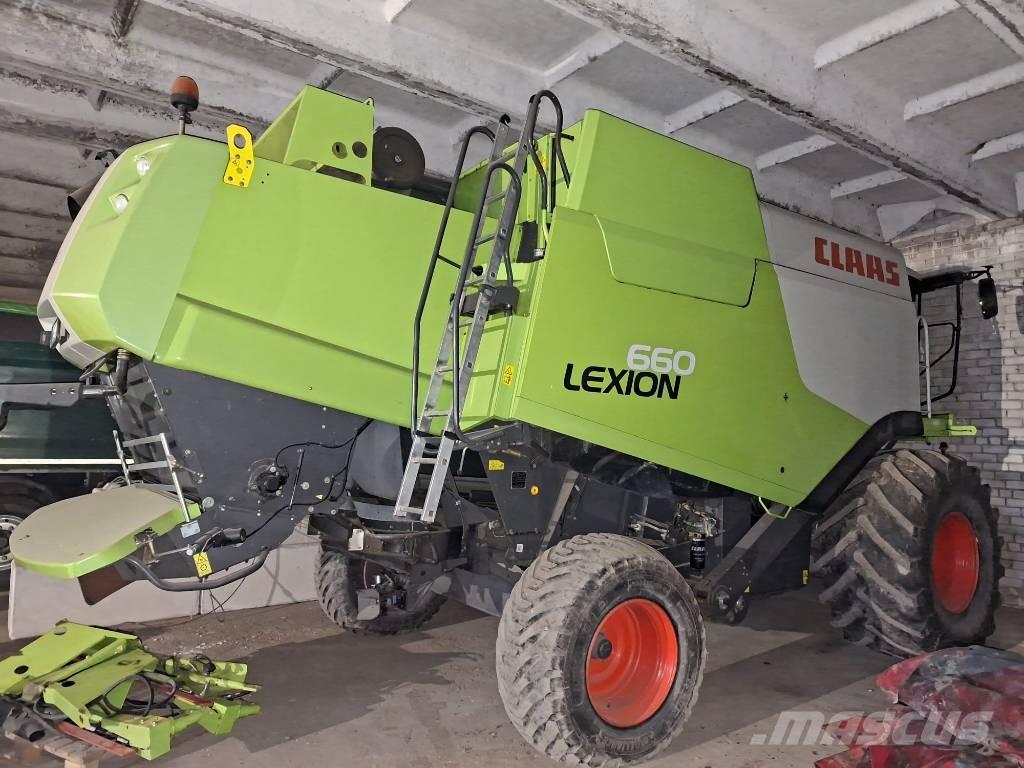 CLAAS Lexion 660 Derliaus nuėmimo kombainai