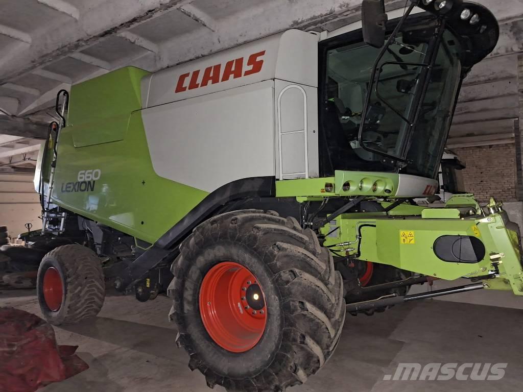 CLAAS Lexion 660 Derliaus nuėmimo kombainai
