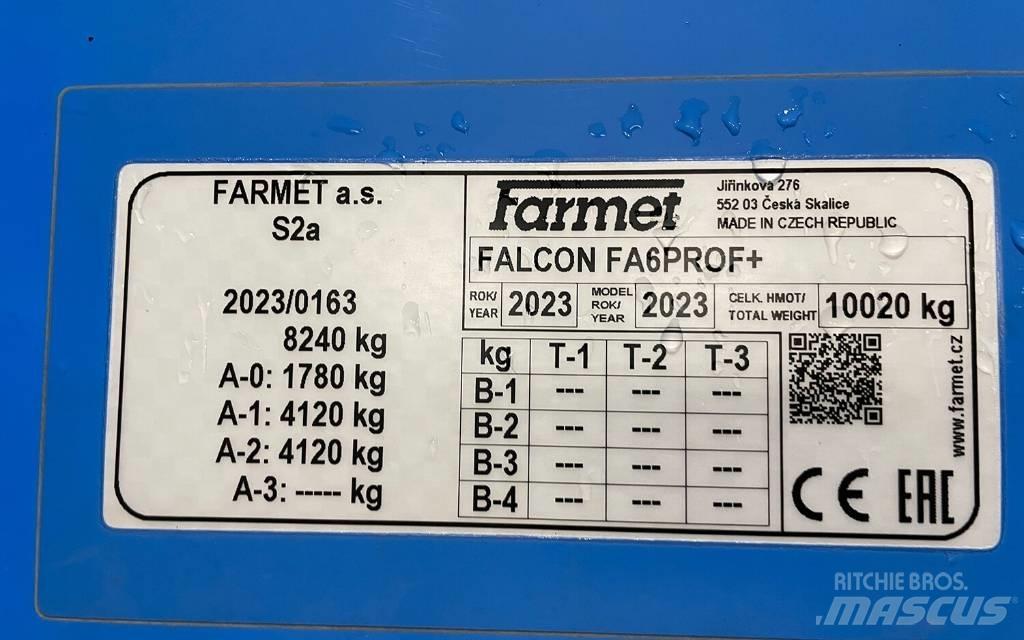 Farmet FALCON 6 PRO Sėjimo technika