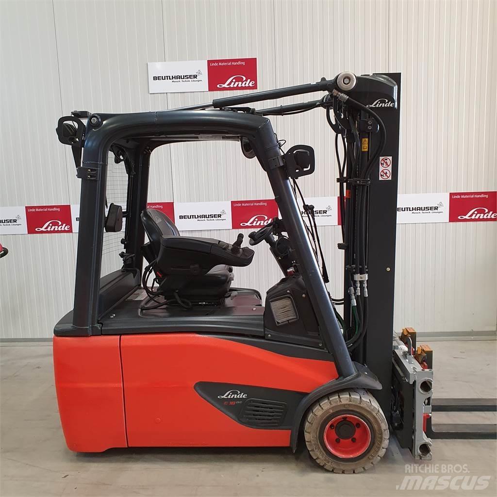 Linde E18L Elektriniai šakiniai krautuvai