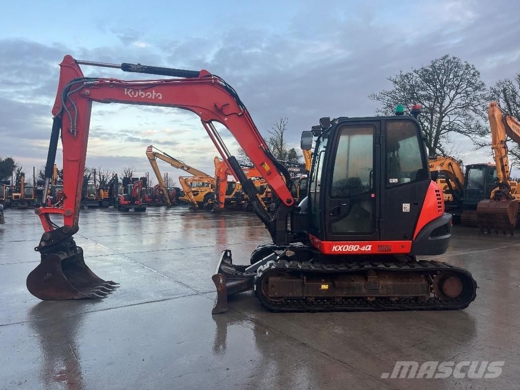 Kubota KX 080-4 Vidutinės galios ekskavatoriai 7-12 t