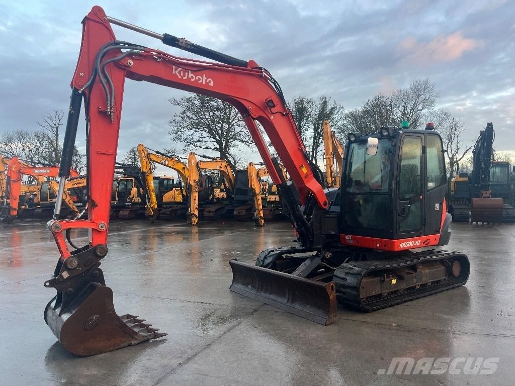 Kubota KX 080-4 Vidutinės galios ekskavatoriai 7-12 t