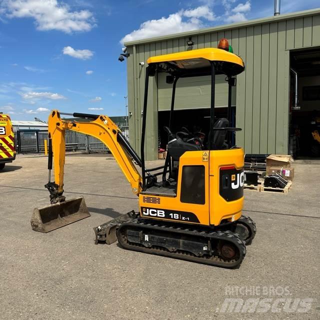 JCB 18Z-1 Mini ekskavatoriai < 7 t