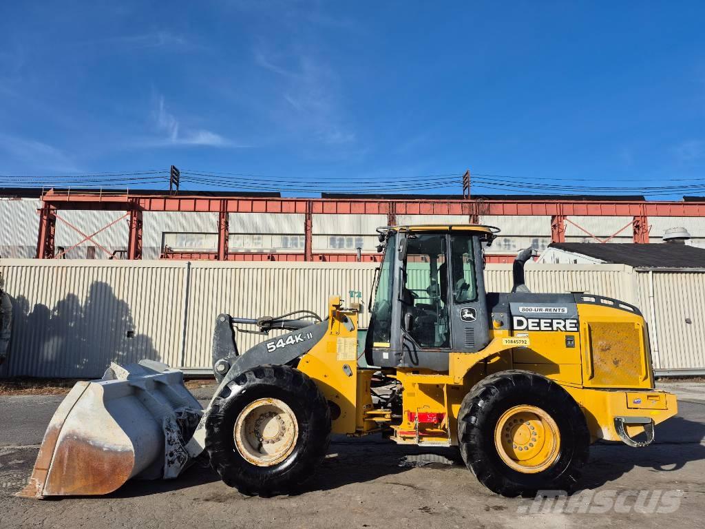 John Deere 544 K Naudoti ratiniai krautuvai