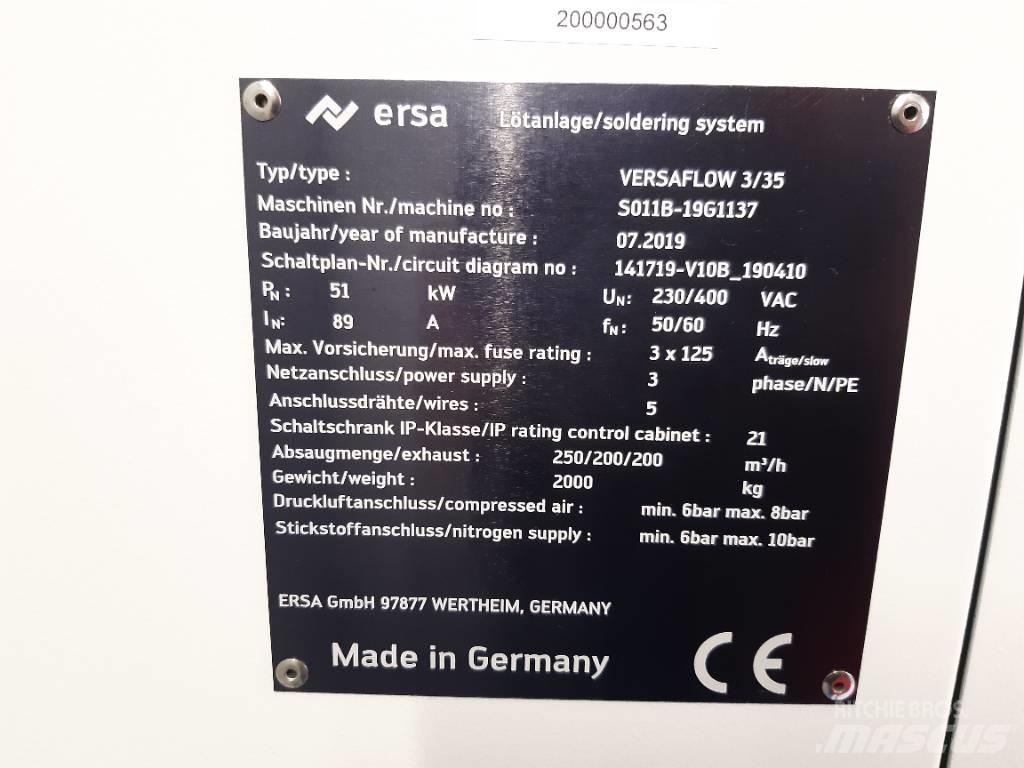  Ersa VERSAFLOW 3/35 Statyba - Kita
