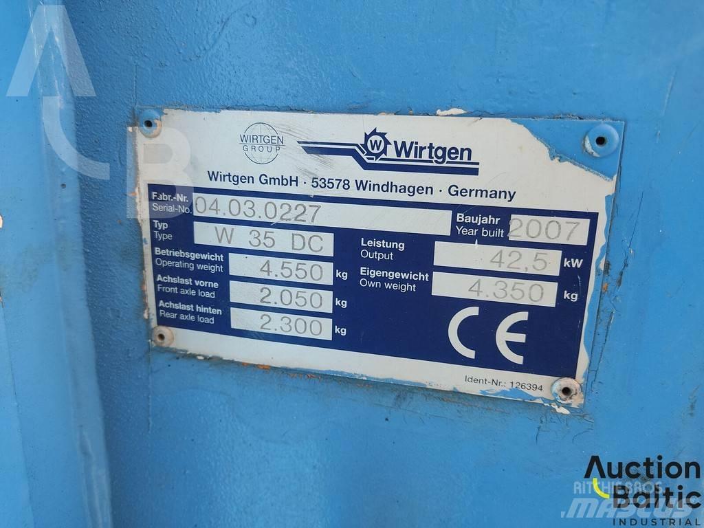 Wirtgen W35DC Asfalto šalto frezavimo technika