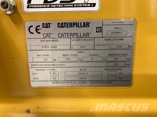 CAT EP20PNT Elektriniai šakiniai krautuvai