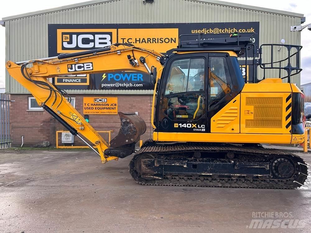 JCB 140X Vikšriniai ekskavatoriai