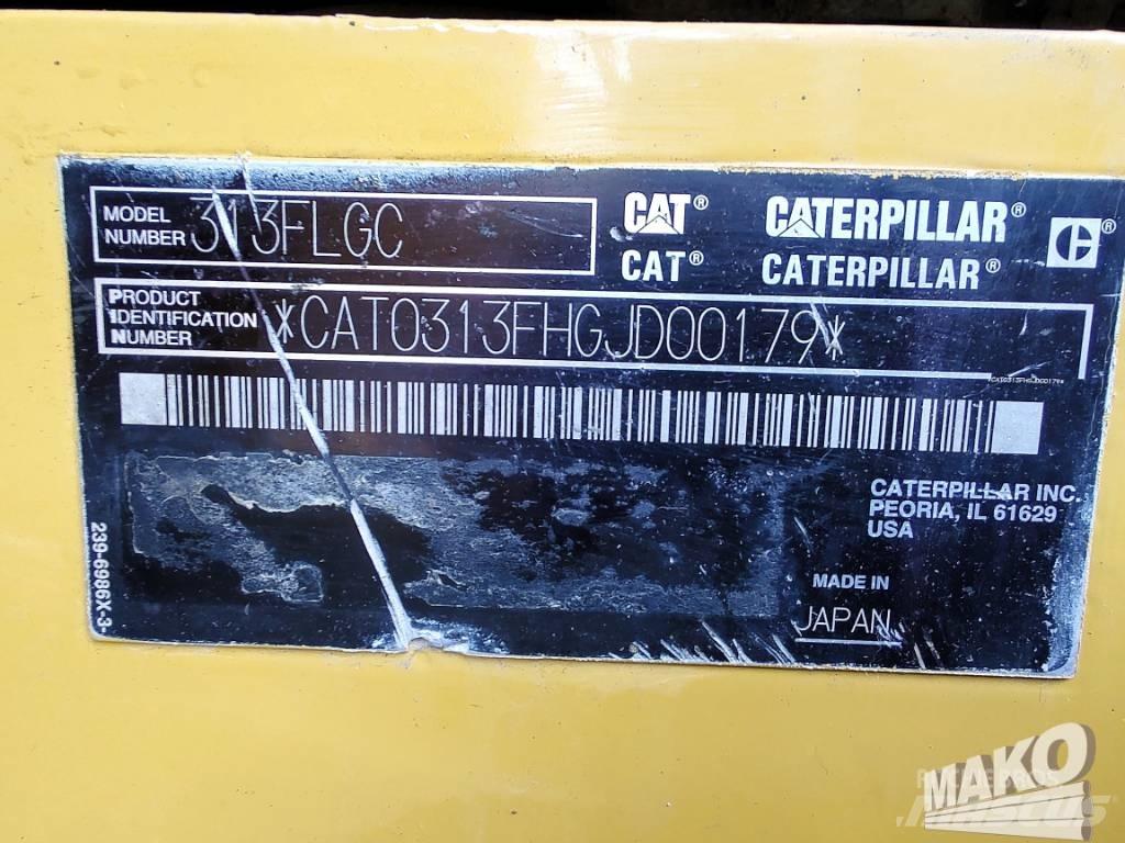 CAT 313 Vikšriniai ekskavatoriai