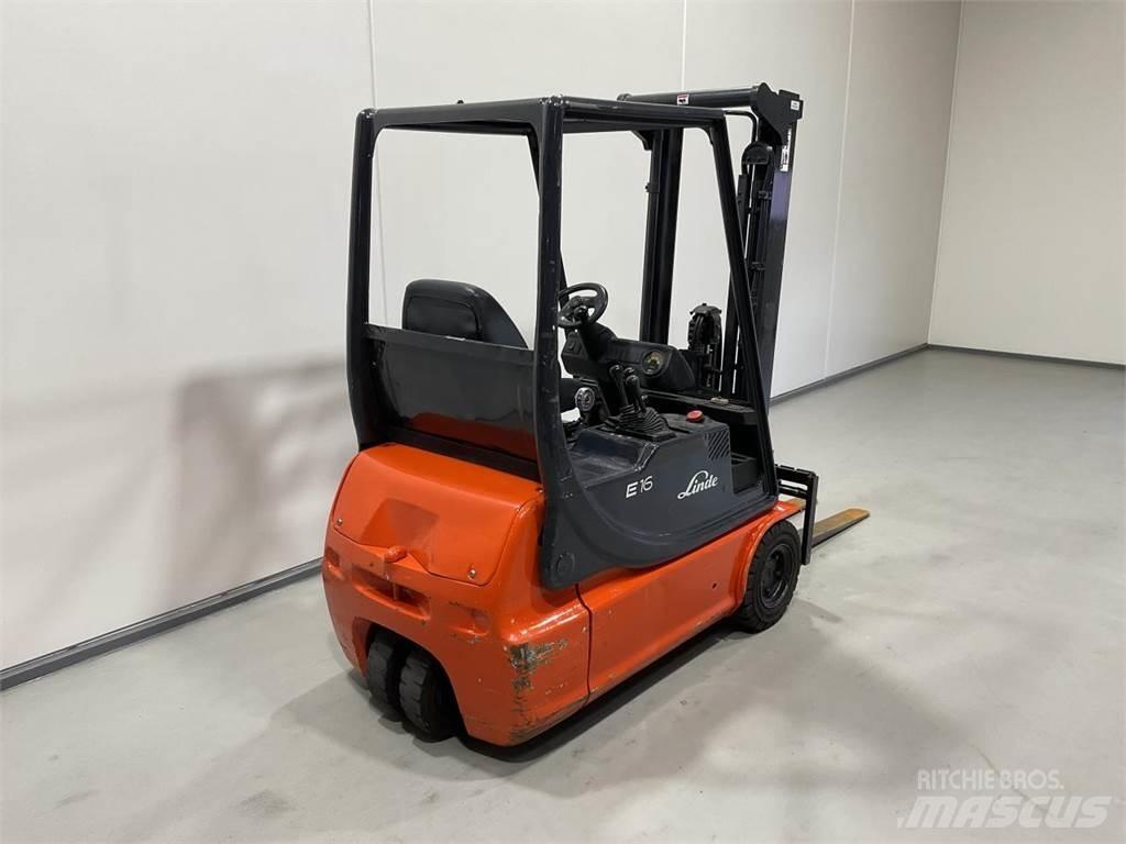 Linde E16C Elektriniai šakiniai krautuvai