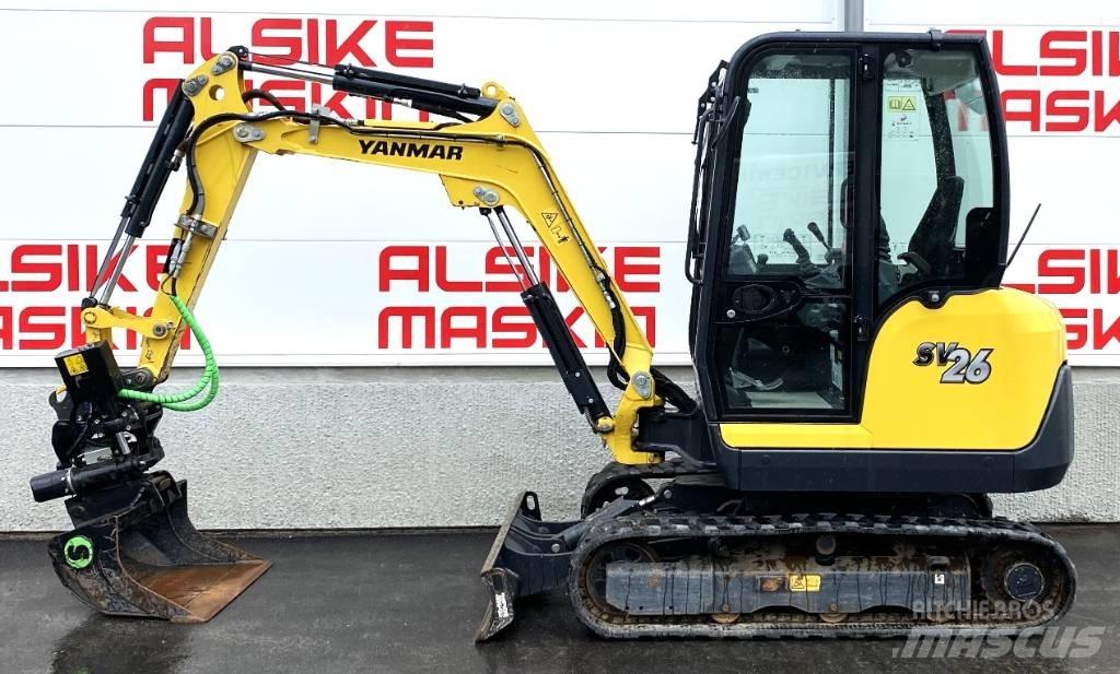 Yanmar SV 26 Mini ekskavatoriai < 7 t