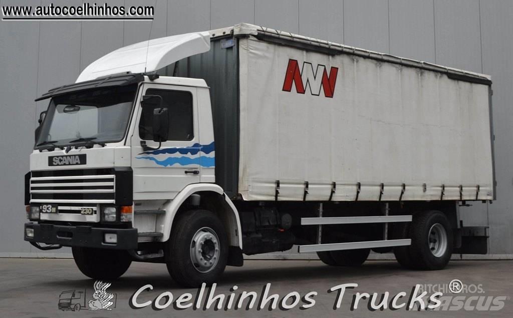Scania 93M 230 Priekabos su tentu