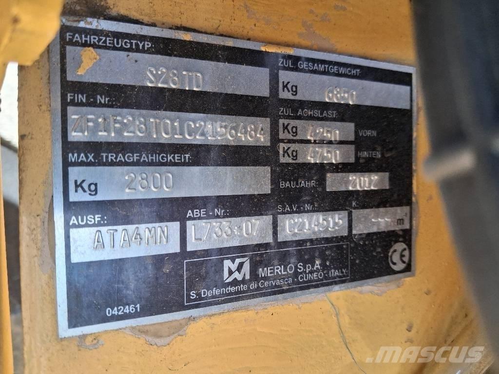 Merlo P 28.8 Teleskopiniai krautuvai