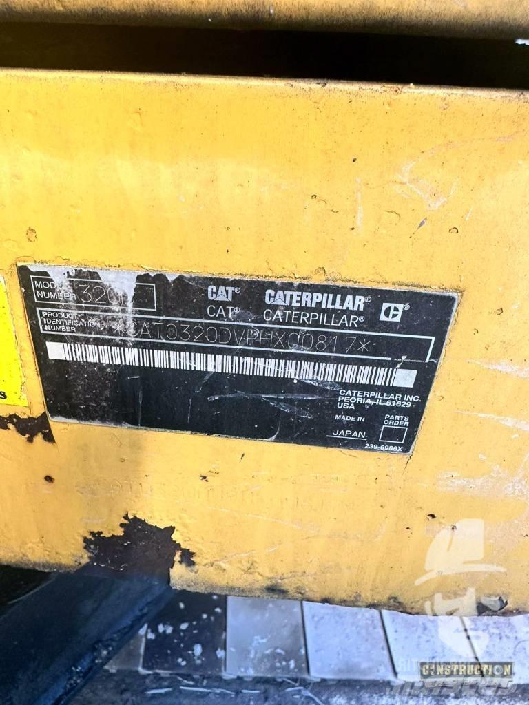CAT 320 D L Vikšriniai ekskavatoriai