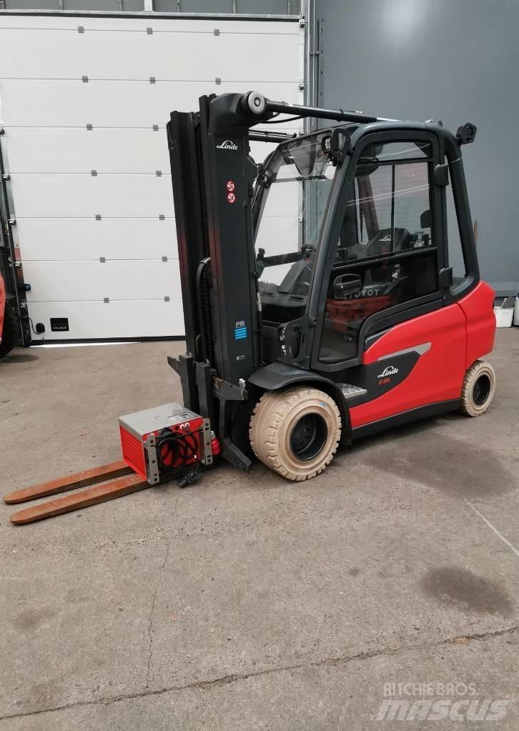 Linde E35L-01 Elektriniai šakiniai krautuvai