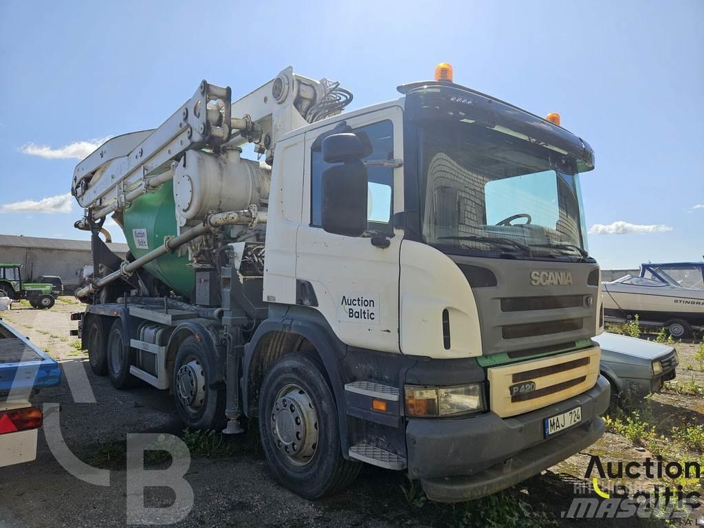 Scania P 420 Betono siurbliai