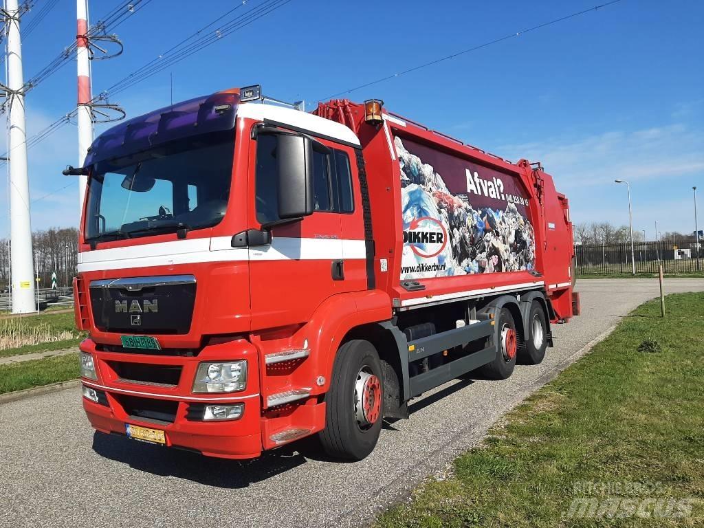MAN tga 26.320 Šiukšliavežės