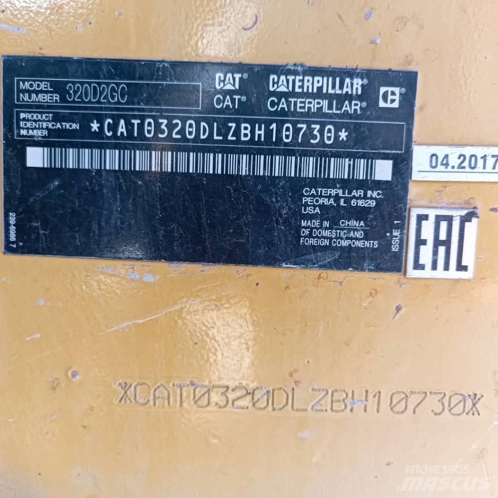 CAT 320D2 GC Vikšriniai ekskavatoriai