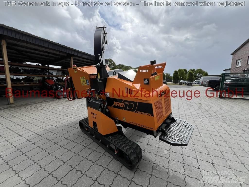  Först XR8D -Demo- Medienos smulkintuvai