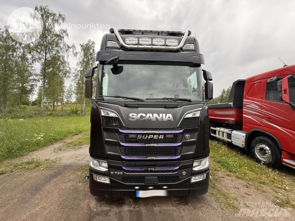 Scania R 730 EKIPAGE Savivarčių priekabų vilkikai