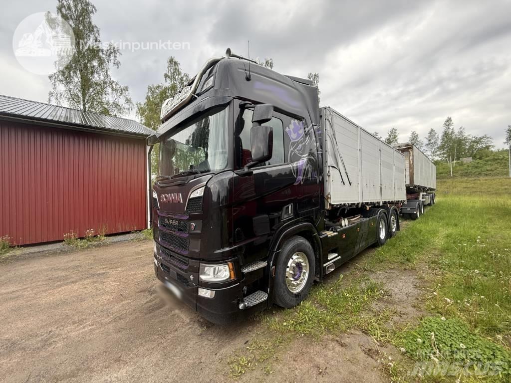 Scania R 730 EKIPAGE Savivarčių priekabų vilkikai