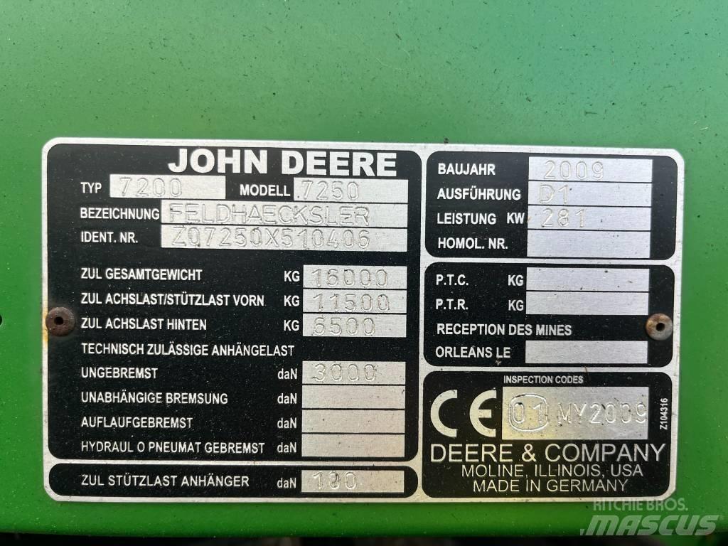 John Deere 7250 Pašarų ruošimo technika