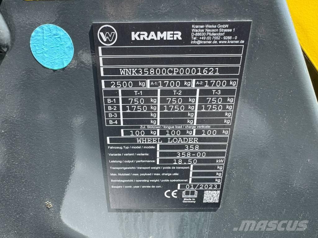 Kramer 5035 Naudoti ratiniai krautuvai