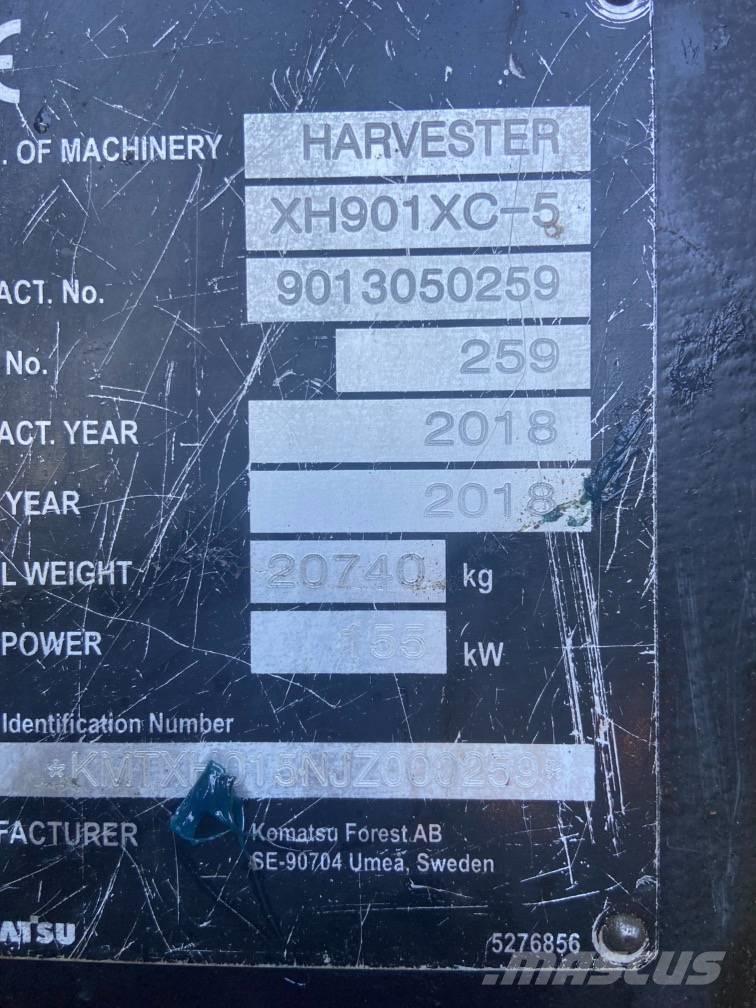 Komatsu 901XC Miško technika (Harvesteriai)