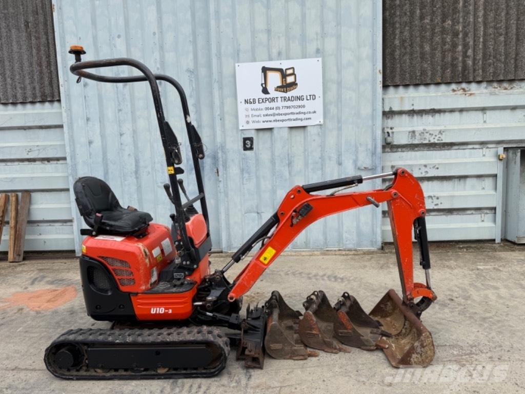 Kubota U 10 Mini ekskavatoriai < 7 t
