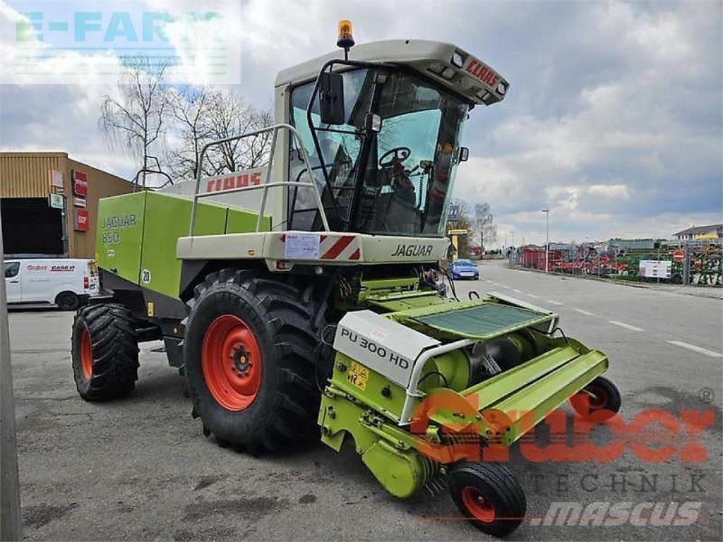 CLAAS jaguar 850 Pašarų ruošimo technika