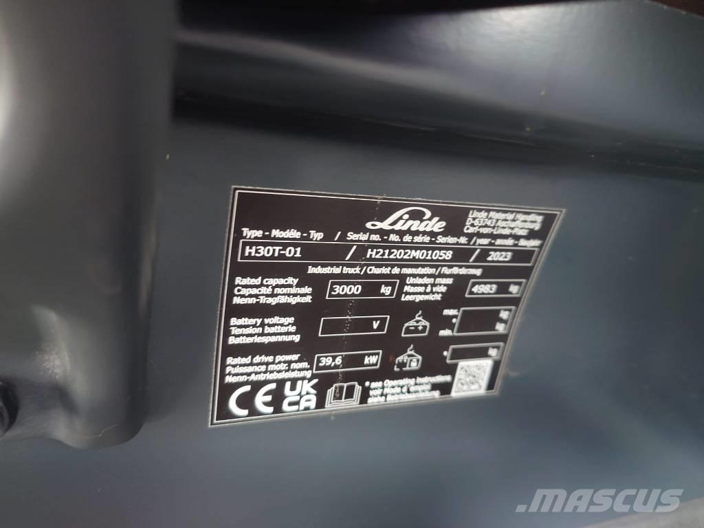 Linde H 30 T LPG (dujiniai) krautuvai