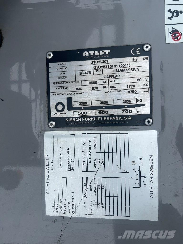 Atlet L30T Elektriniai šakiniai krautuvai