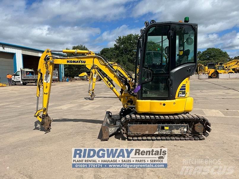 Komatsu PC 26 MR Mini ekskavatoriai < 7 t