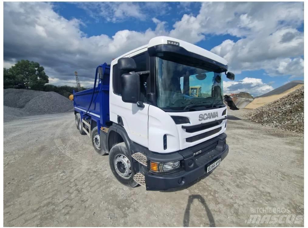 Scania P 410 Savivarčių priekabų vilkikai