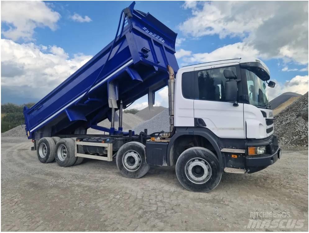 Scania P 410 Savivarčių priekabų vilkikai