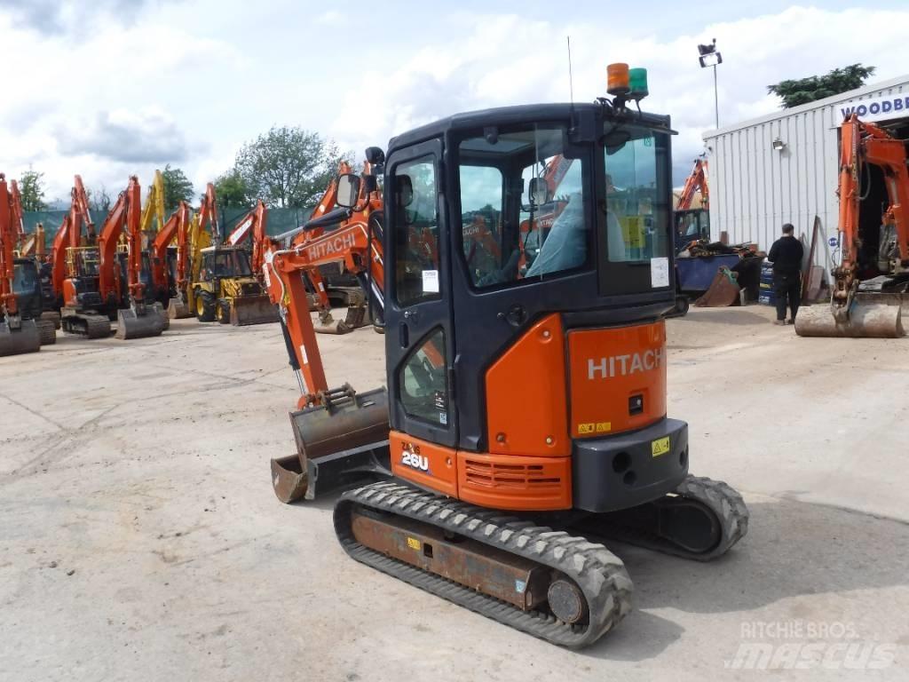 Hitachi ZX 26 U-6 Mini ekskavatoriai < 7 t