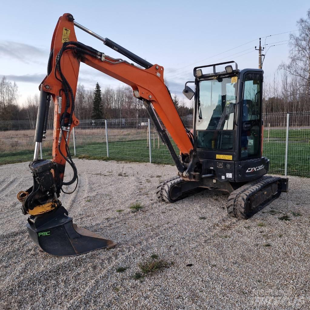 Doosan DX 35 Z Mini ekskavatoriai < 7 t