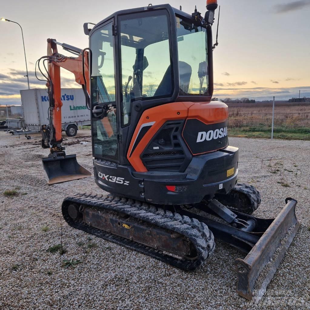 Doosan DX 35 Z Mini ekskavatoriai < 7 t