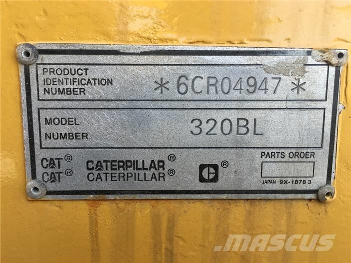 CAT 320 B L Vikšriniai ekskavatoriai
