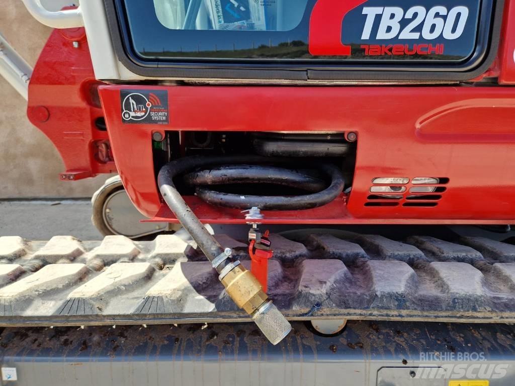 Takeuchi TB 260 Mini ekskavatoriai < 7 t