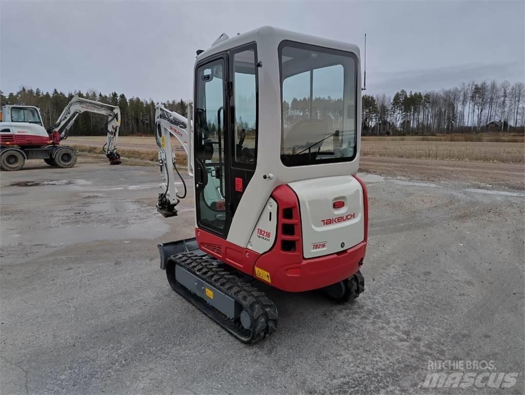 Takeuchi TB 216 Mini ekskavatoriai < 7 t